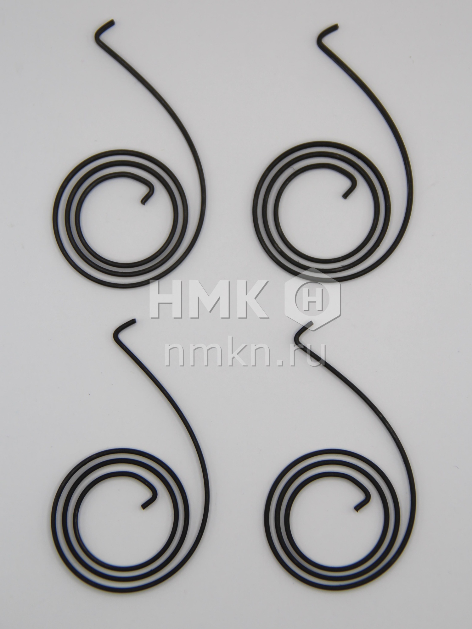 Комплект пружин для дверной ручки 30х18х1 загиб 6мм (вынос загиба 26мм) - 4 шт.